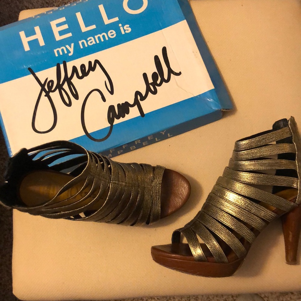 Jeffrey Campbell Gold Heel
